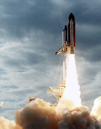 Spaceshuttle beim Start, © NASA